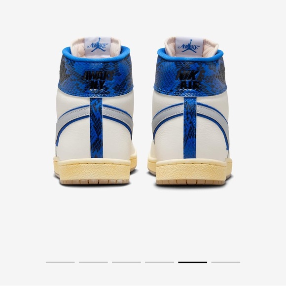 Air Jordan 1 air ship x awake NY royal - Picture 5 of 6